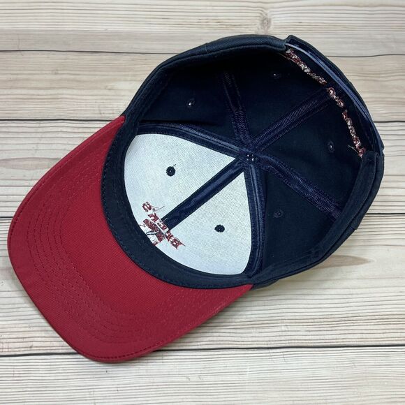 Beck's Hybrid Seed Unisex Adult Small/Teens Snapback Hat Dad Cap Red Blue Farm - Picture 8 of 12